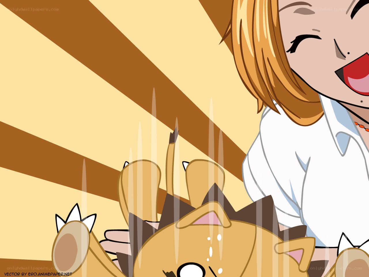 anime character with animal