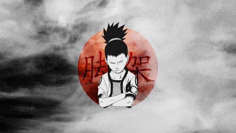 Anime Character with Arms Crossed — Black
