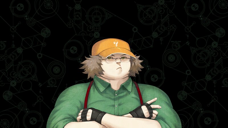 Anime Character with Arms Crossed — Green