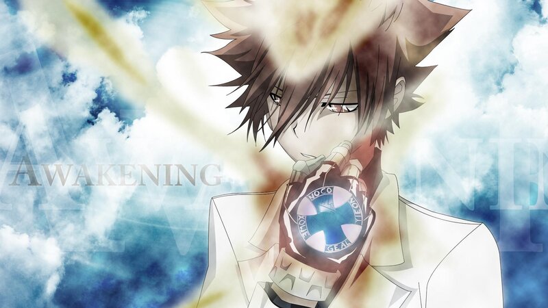anime character with awakening device