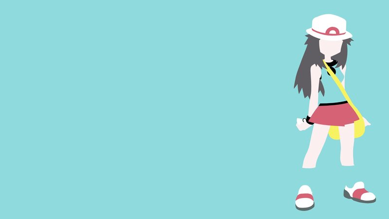 Anime Character with Backpack — Cyan