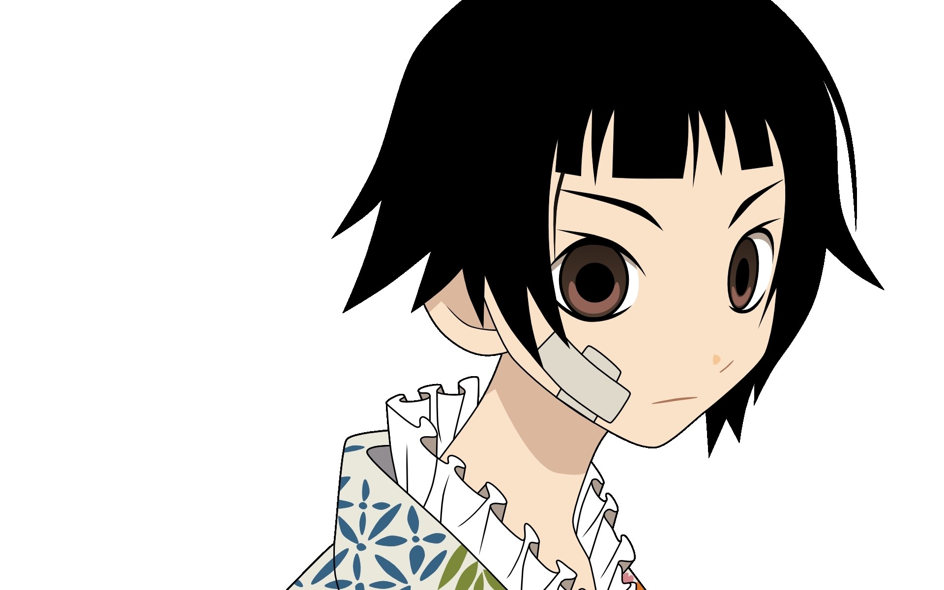 anime character with bandage