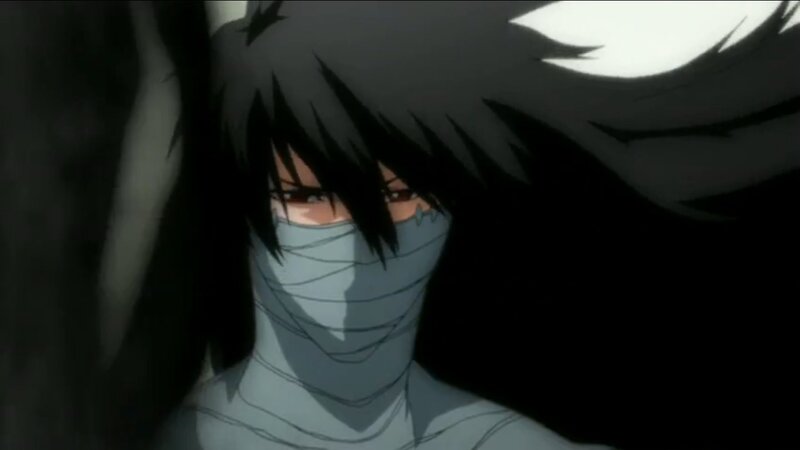 Anime Character with Bandaged Face — Black