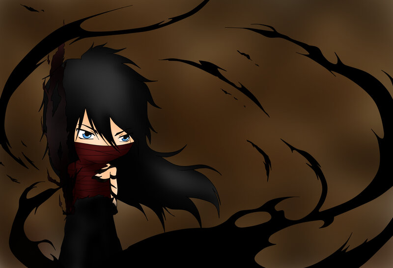 anime character with bandana