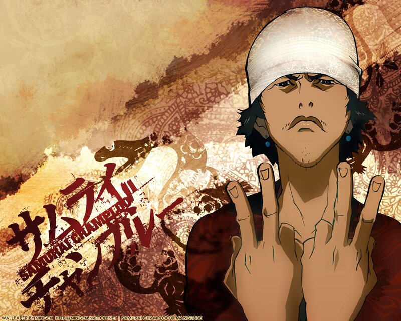 Anime Character with Bandana — Brown