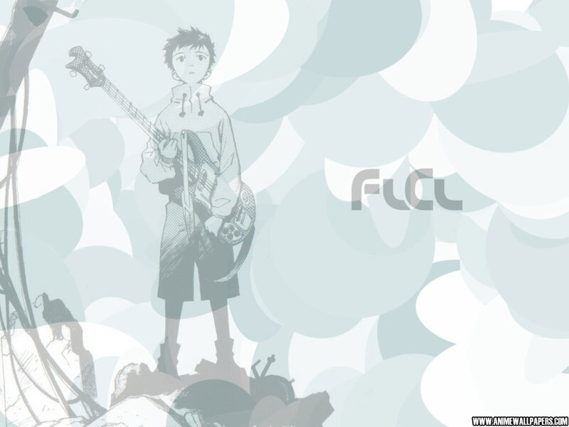 anime character with bass guitar