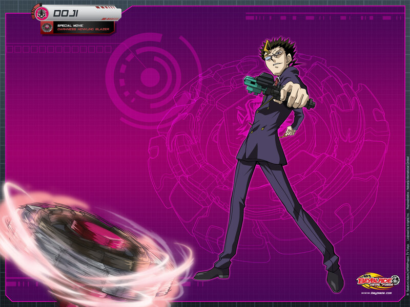 Anime Character with Beyblade