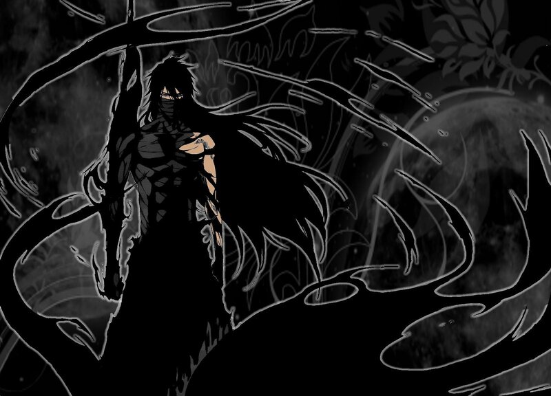 Anime Character with Black Cloak