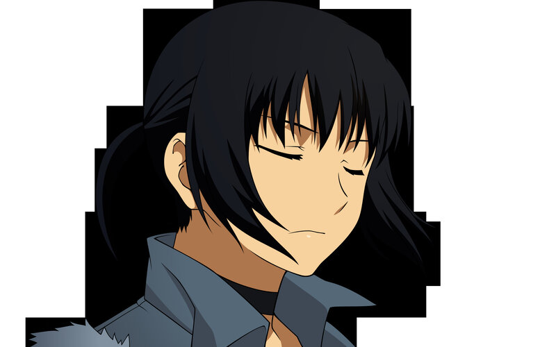 anime character with black hair