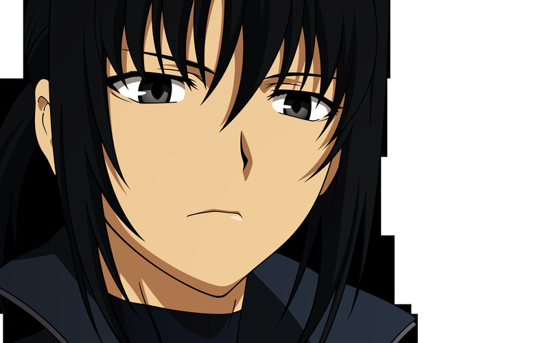 anime character with black hair