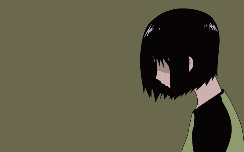 anime character with black hair