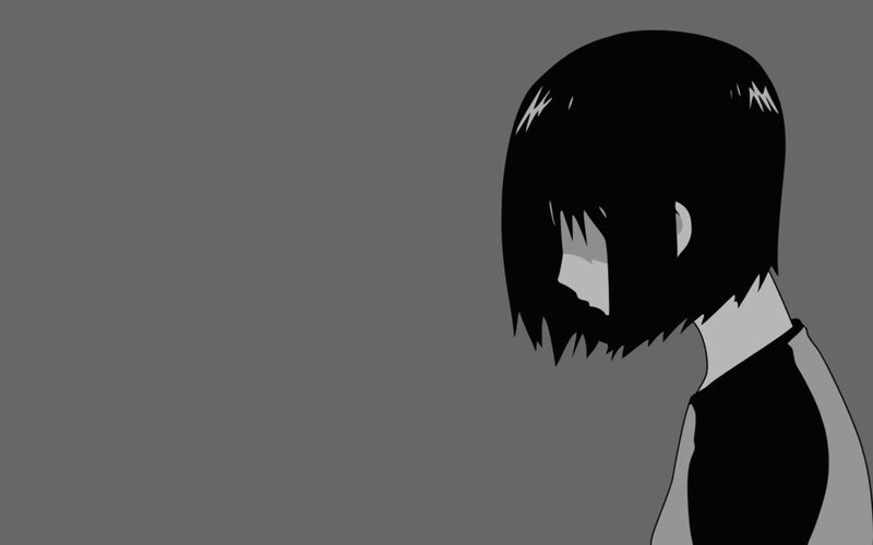 anime character with black hair