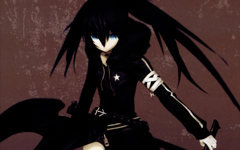 anime character with black hair