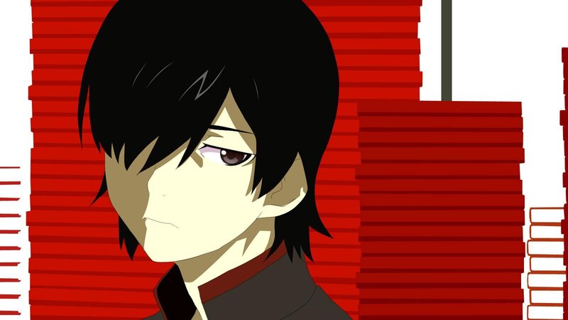 anime character with black hair