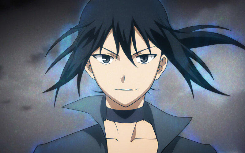 anime character with black hair