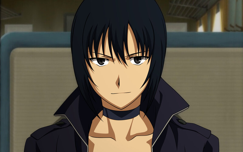 anime character with black hair