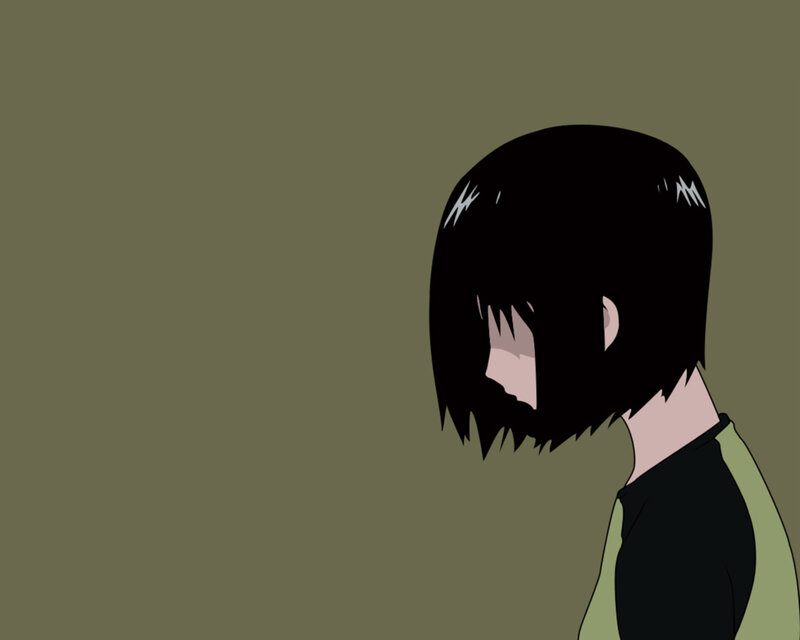 anime character with black hair