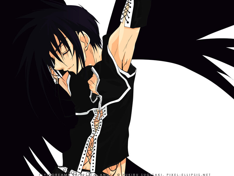 anime character with black hair