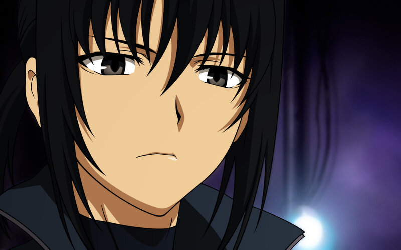 anime character with black hair