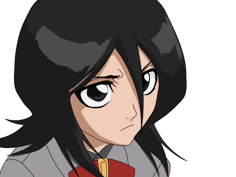 anime character with black hair