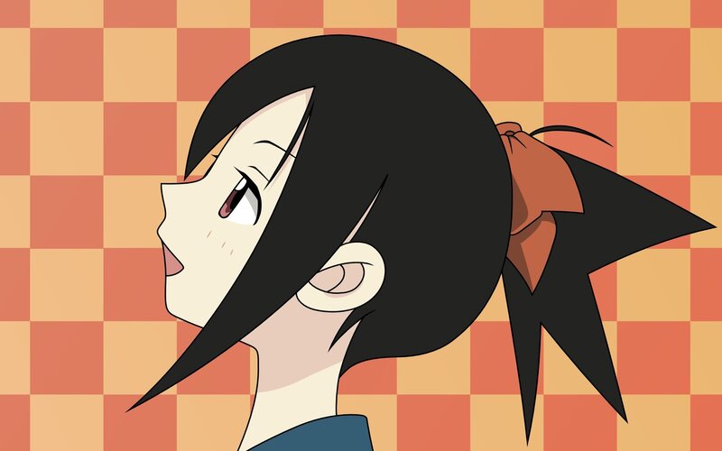 anime character with black hair