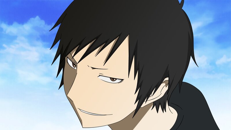 anime character with black hair