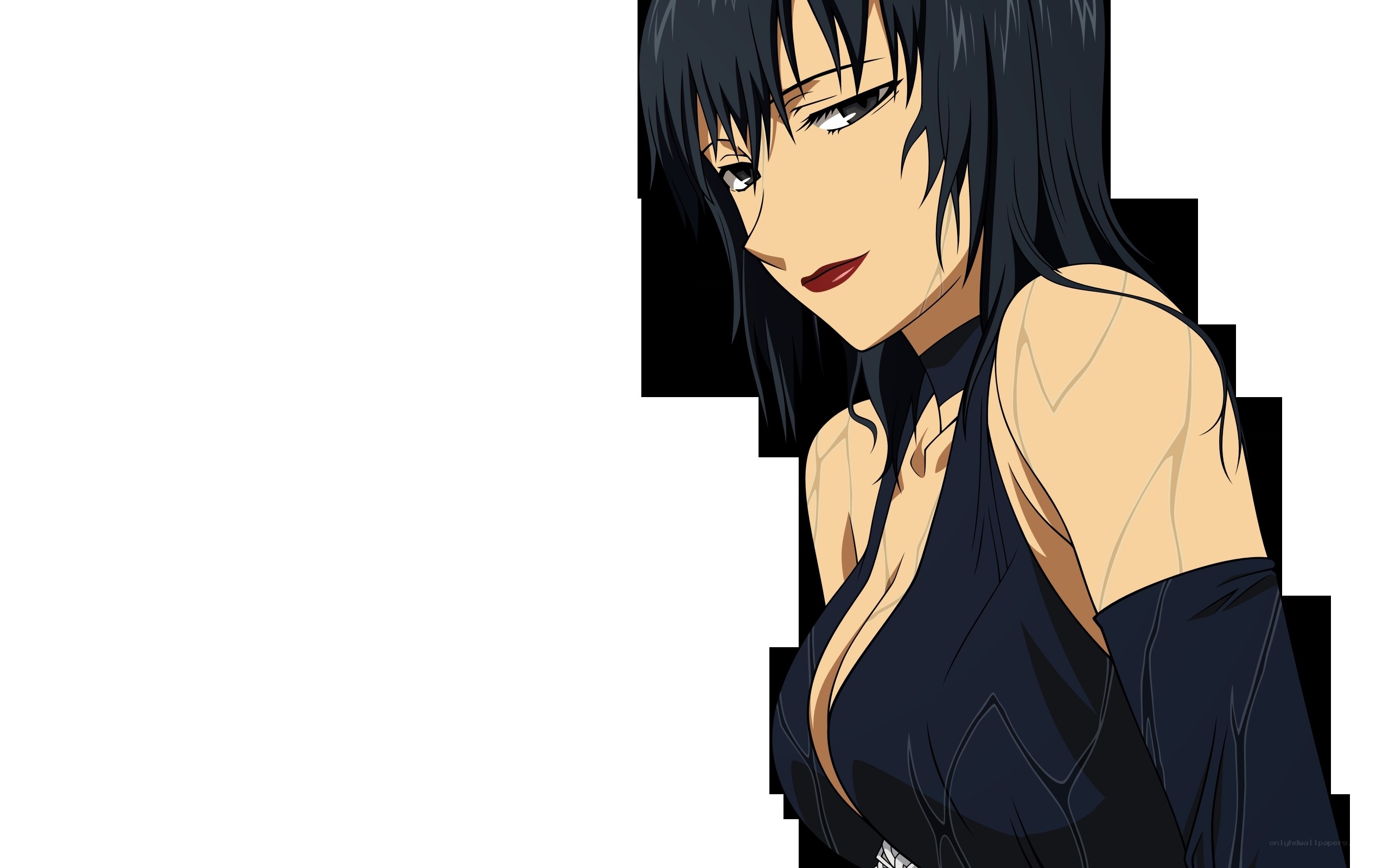 anime character with black hair