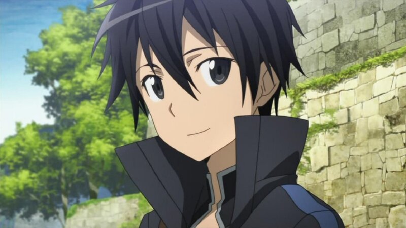 Anime Character with Black Hair — Calm
