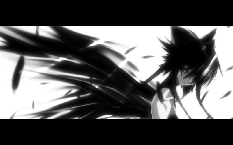 Anime Character with Black Hair — Dramatic, Black Hair, Cat Ears