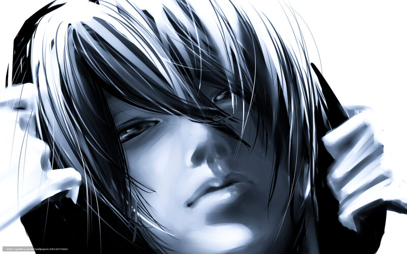 Anime Character with Black Hair — Dramatic, Manga, Hands, Face