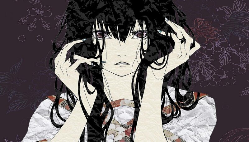 Anime Character with Black Hair — Dramatic, Manga, Hands