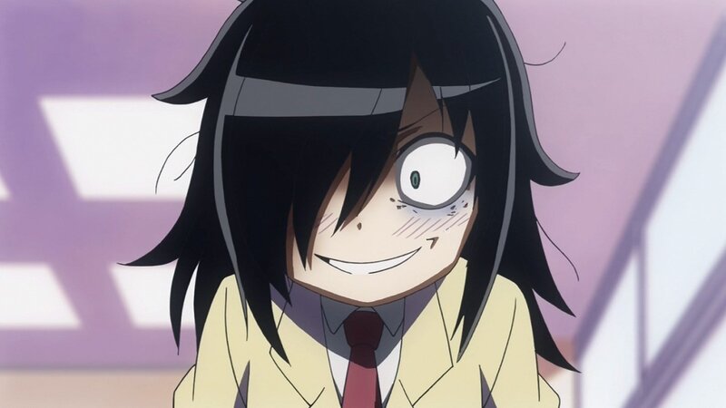 Anime Character with Black Hair — Intense, School Uniform