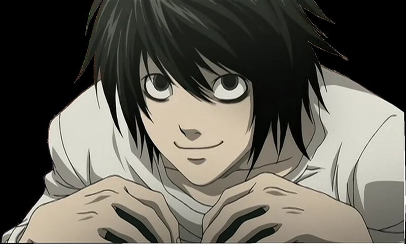 Anime Character with Black Hair — Intense