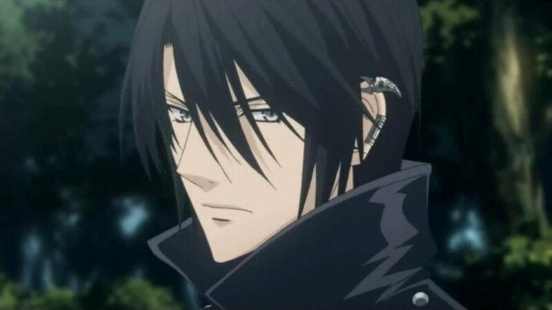 Anime Character with Black Hair — Serious, Night