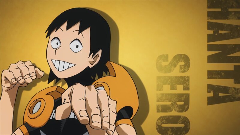 Anime Character with Black Hair — Yellow, Energetic