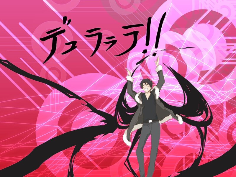 Anime character with black wings