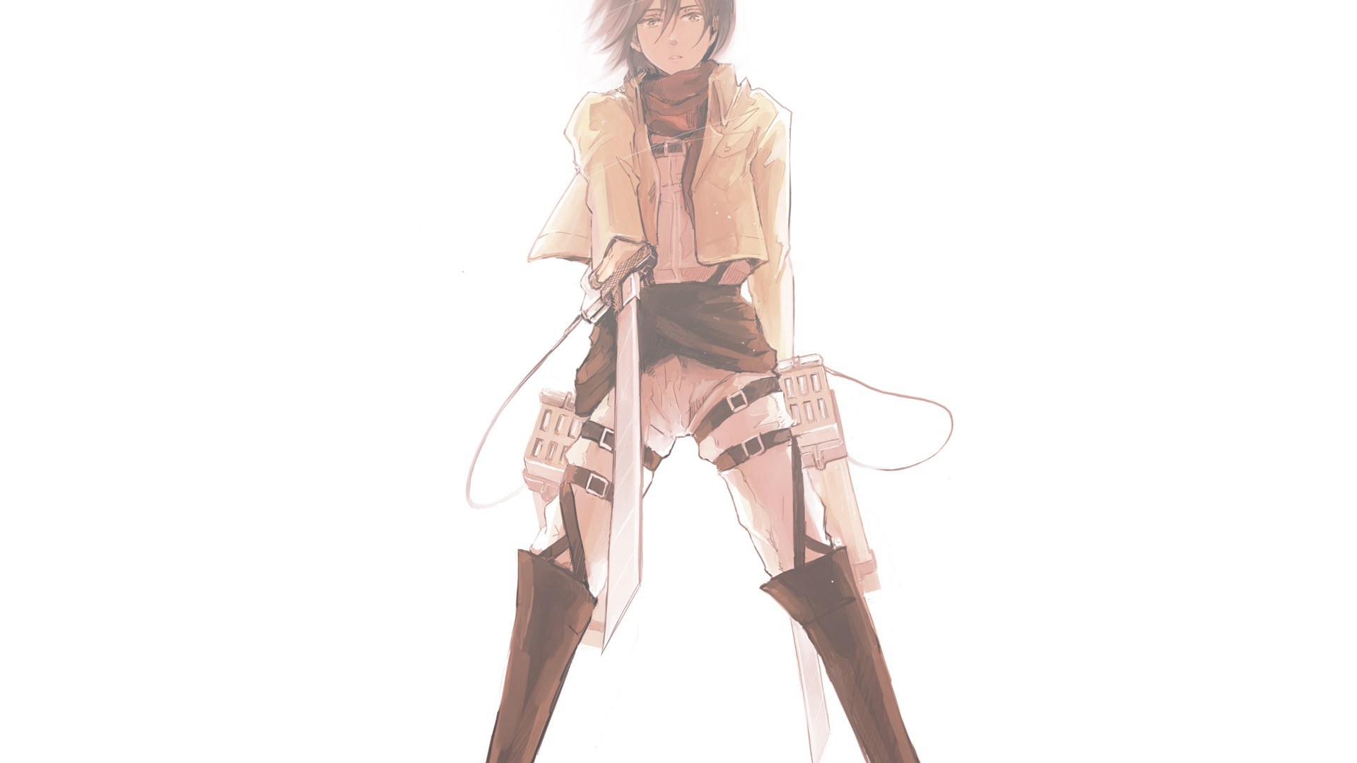 anime character with blades