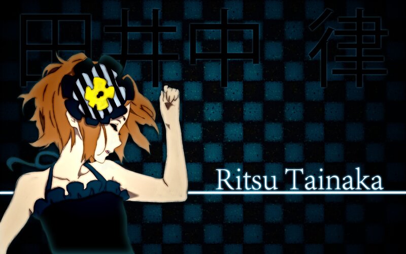 Anime Character with Blindfold — Blue