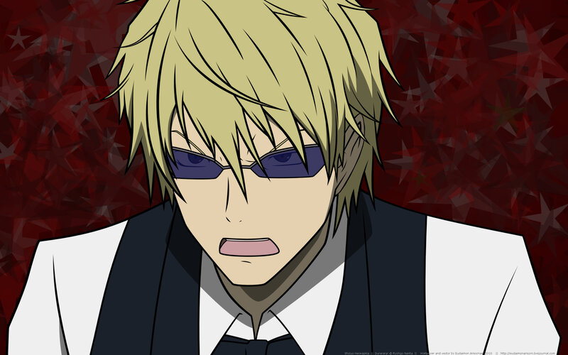 Anime character with blonde hair