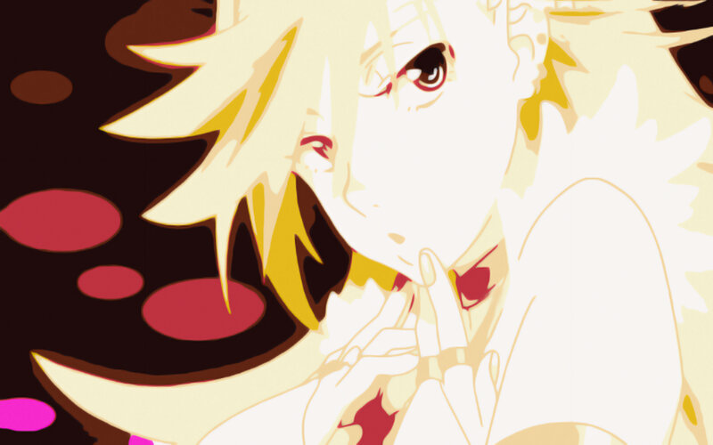anime character with blonde hair