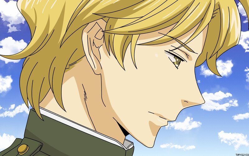 anime character with blonde hair