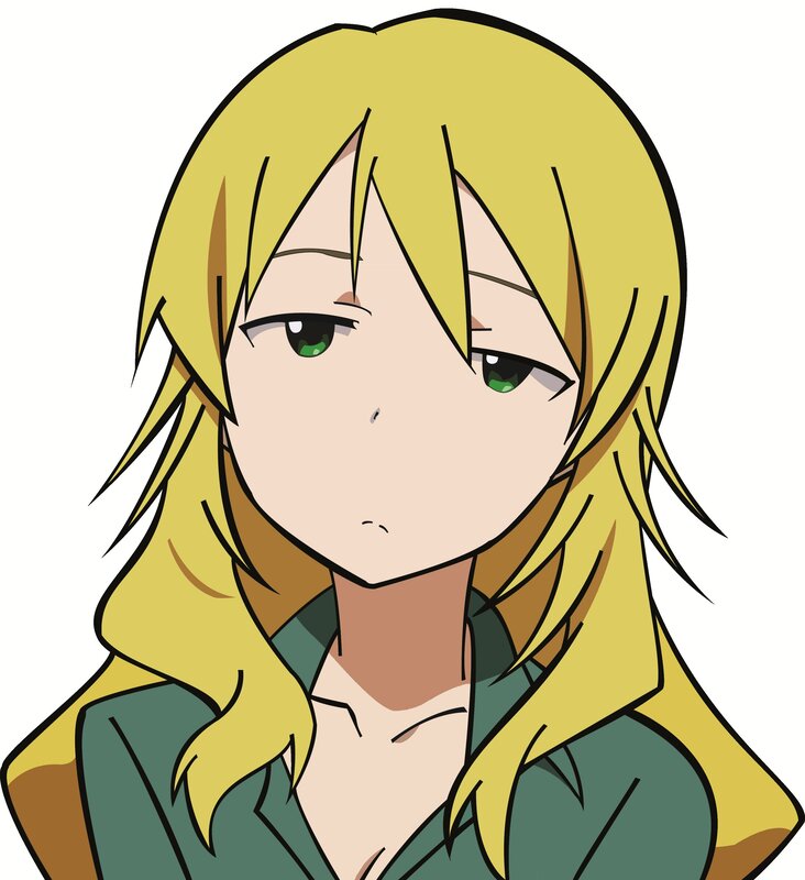 anime character with blonde hair