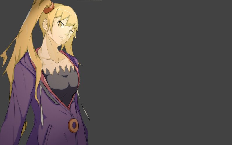 anime character with blonde hair