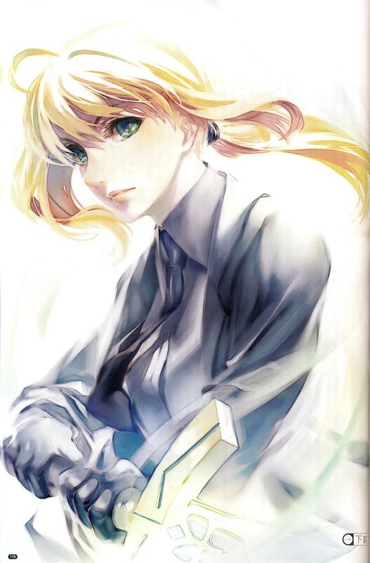 anime character with blonde hair