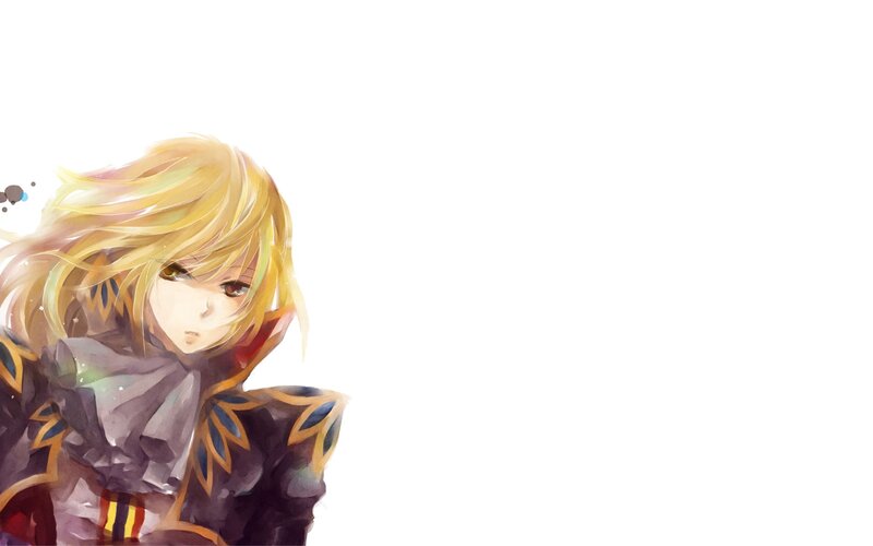 anime character with blonde hair