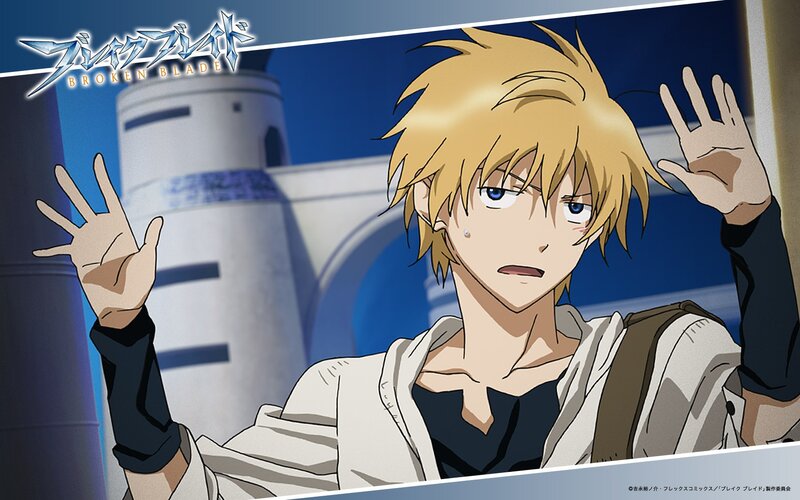 Anime character with blonde hair