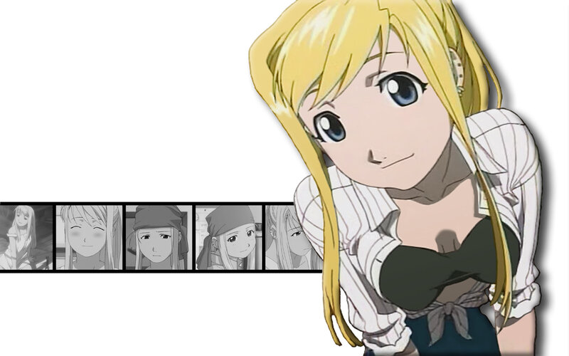 anime character with blonde hair
