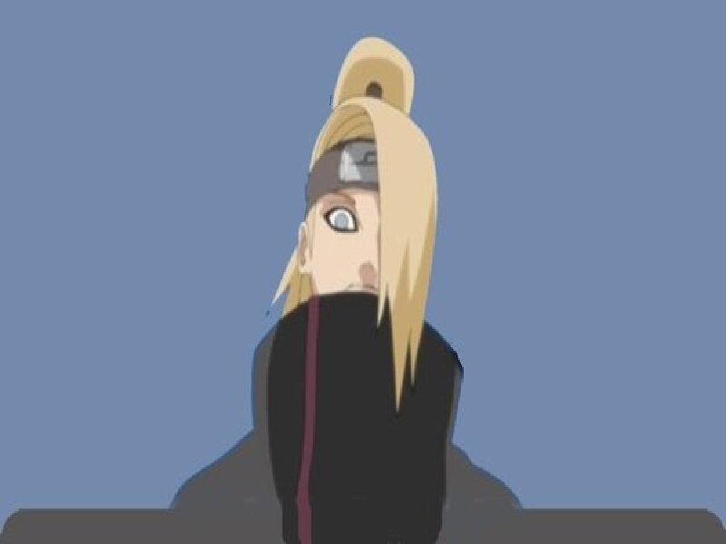 Anime character with blonde hair