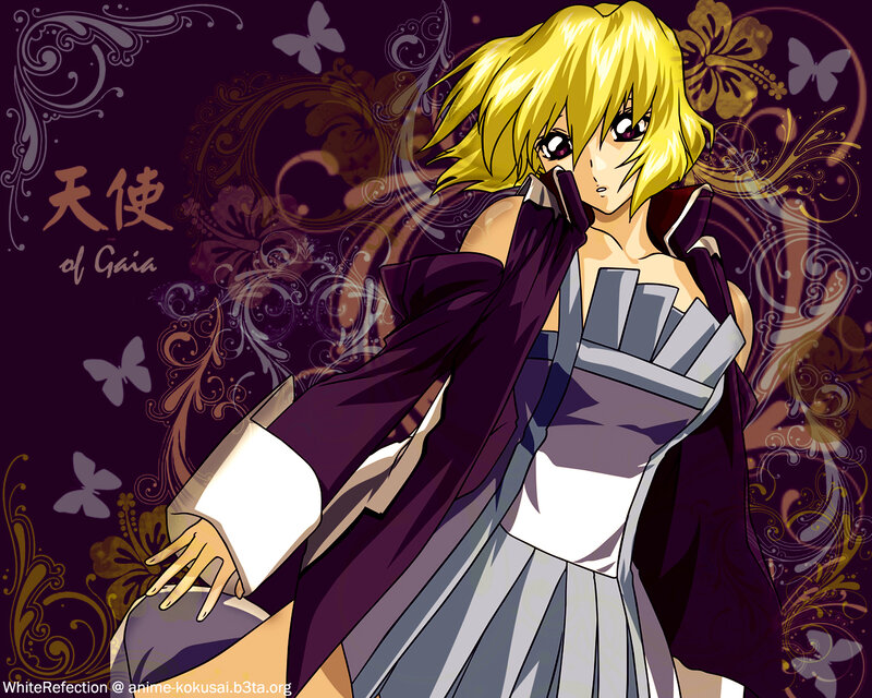 Anime character with blonde hair
