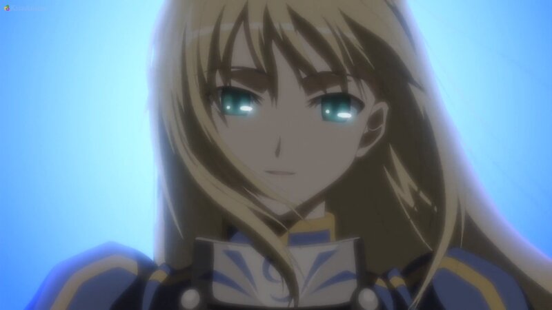 Anime Character with Blonde Hair — Blue, Dramatic, Blonde Hair